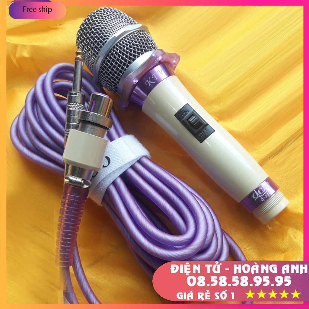 Mic dây KTV SR688 ( dây dài 5M )