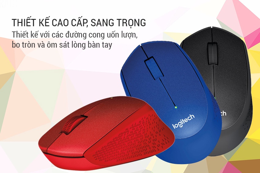 Chuột không dây Logitech M331 - Hàng Chính Hãng