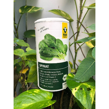 Bột cải bó xôi (rau chân vịt) hữu cơ Raab 210gr