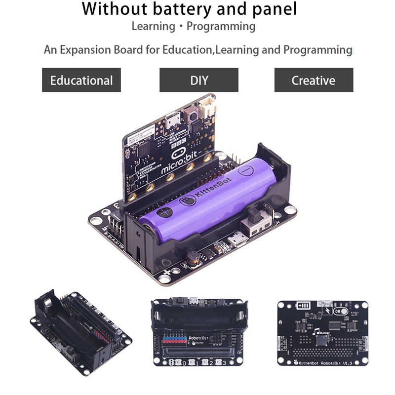 keyes brick micro:bit sensor expansion board python... for MICROBIT Expansion Board for Microbit Adapter Board Smart Car ...