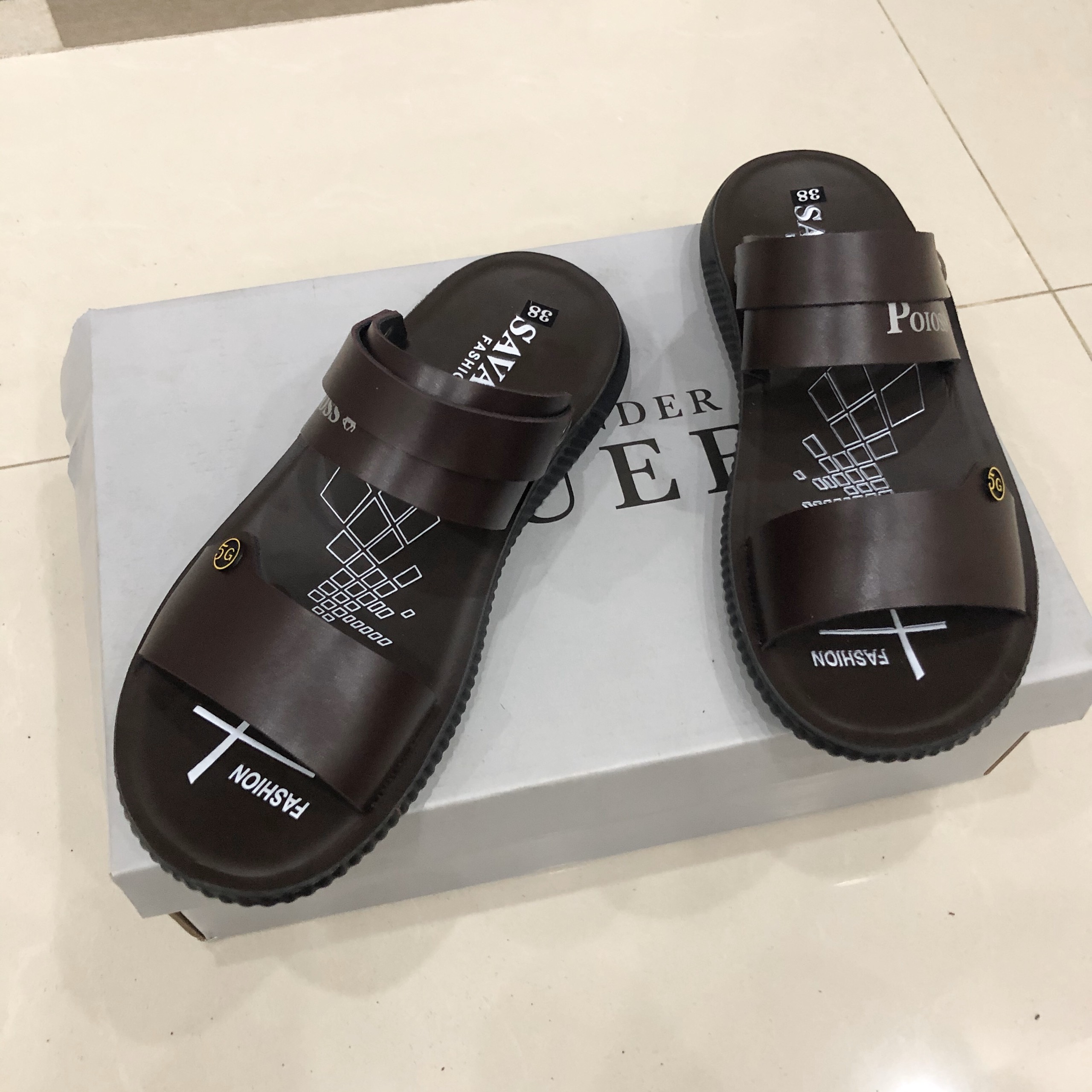 Dép Da Nam Cao Cấp M1