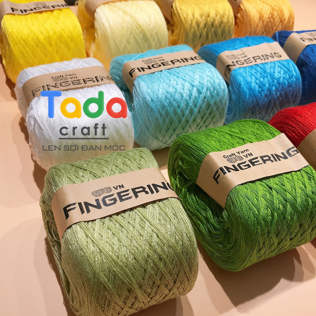 Fingering Cotton Yarn 100Gr (Code 55 to 95)