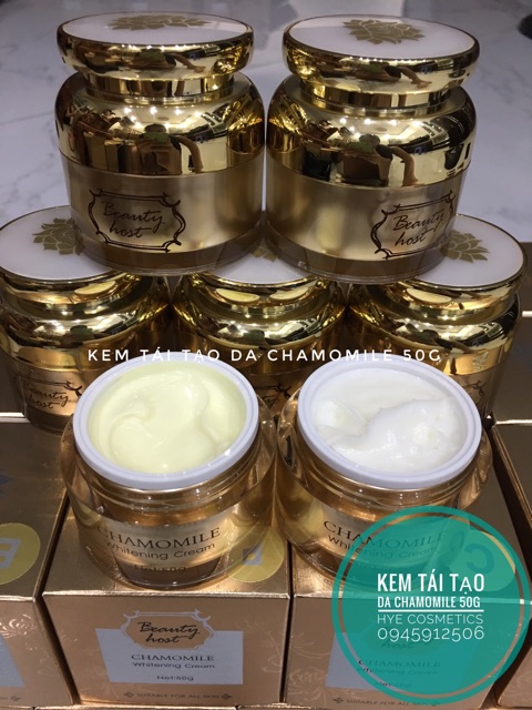 Kem tái tạo da Chamomile (Da k đều màu,Nám,Mụn,lỗ chân lông to,....)