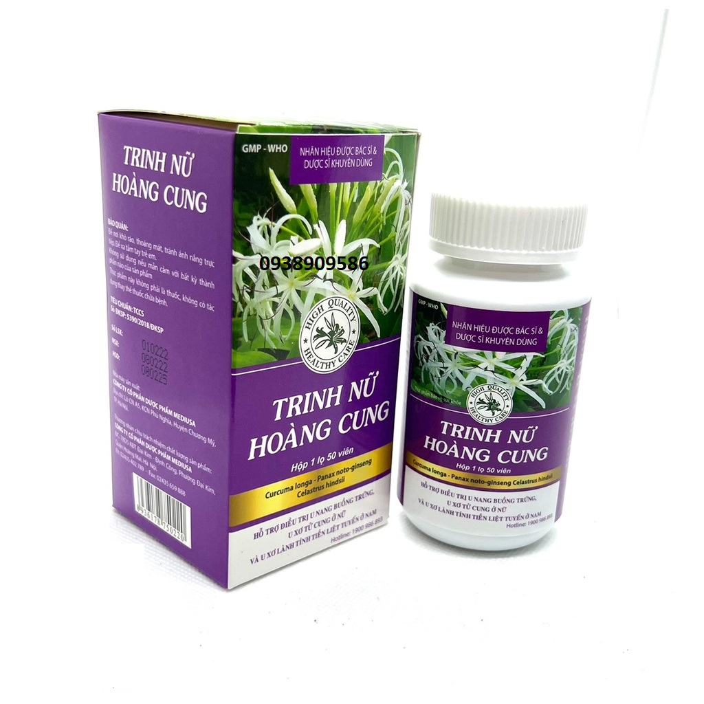 Trinh nữ hoàng cung - lọ 50 viên