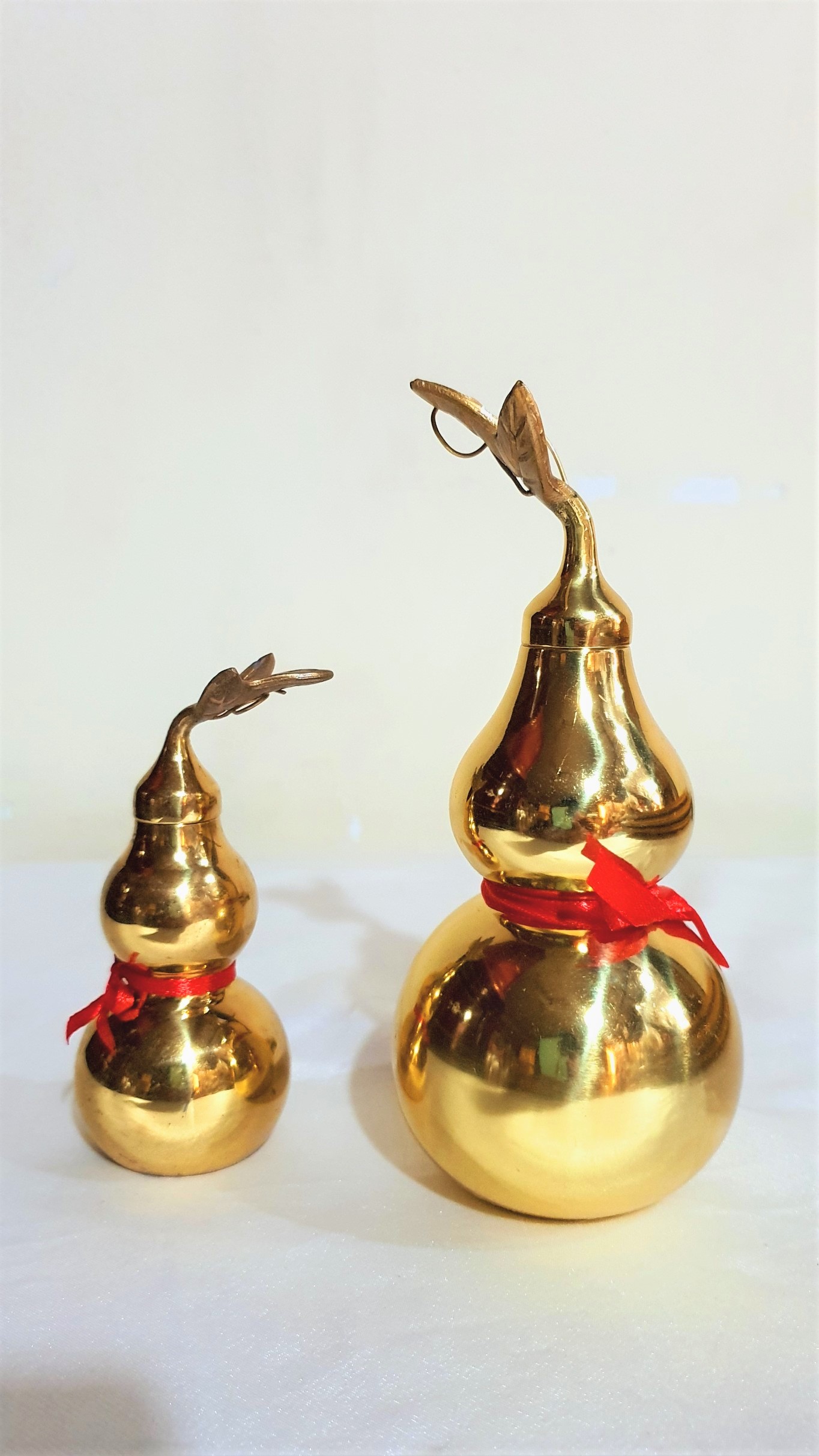 Hồ Lô Phong Thủy Bằng Đồng cao 17cm