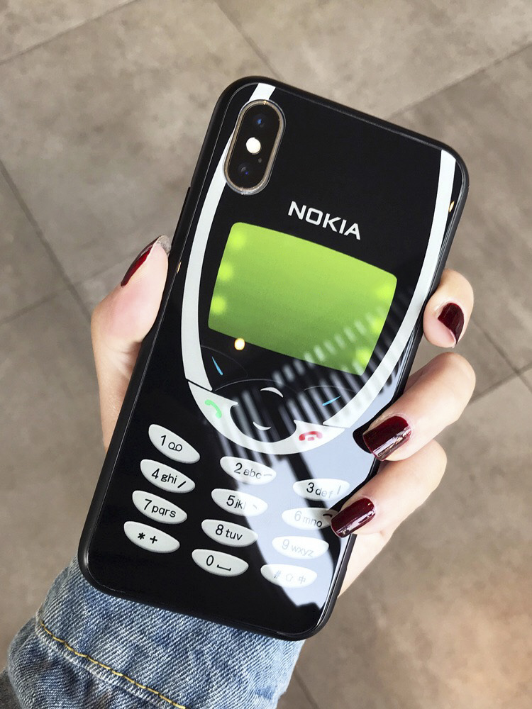 Ốp iphone kính in hình nokia cho iphone 6 s plus 7 8 plus Xr X s max 11 11 pro max 12 mini 12 pro max Se2
