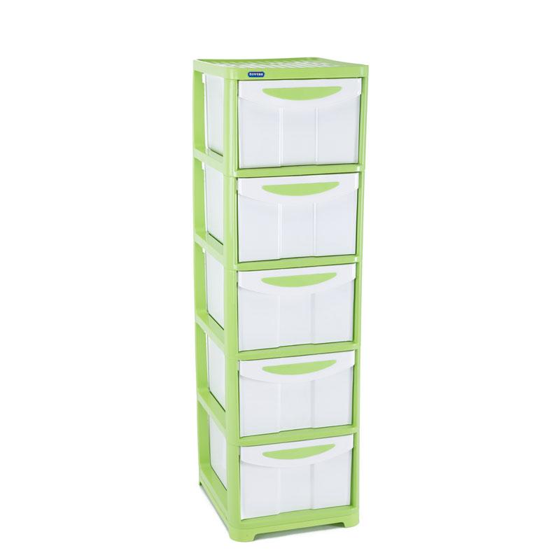 Tủ nhựa Duy Tân Lớn 5 tầng (Lá)