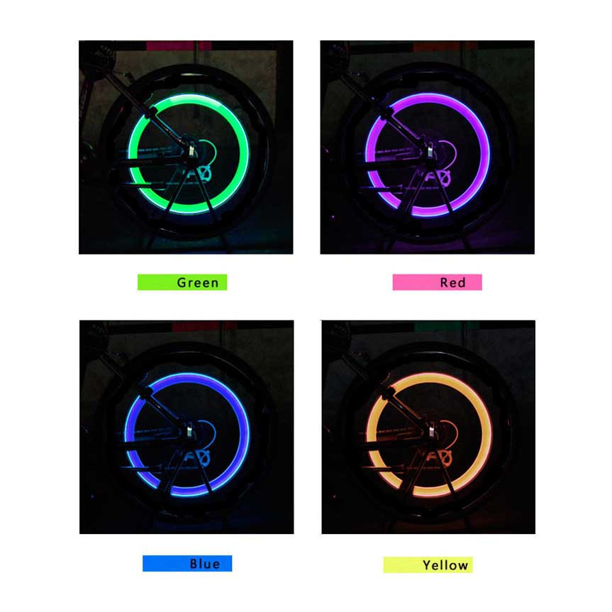 COMBO 2 ĐÈN LED LẮP CHÂN VAN XE MÁY, XE ĐẠP, OTO