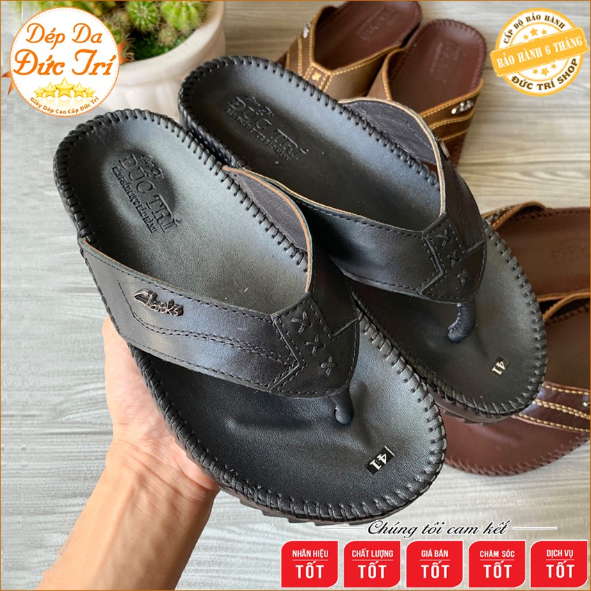 Dép xỏ ngón nam cao cấp da bò thật 100% c20