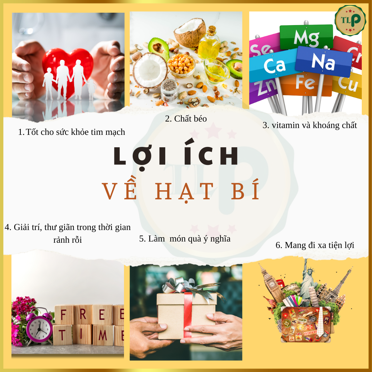 HẠT BÍ TRẮNG TÂN LỘC PHÁT - HŨ 500G