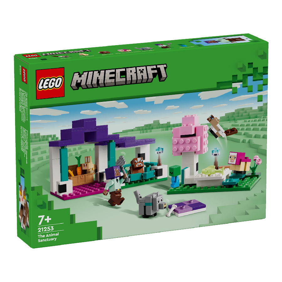 Đồ chơi lắp ráp mô hình khu bảo tồn động vật hoang dã lego minecraft 21253