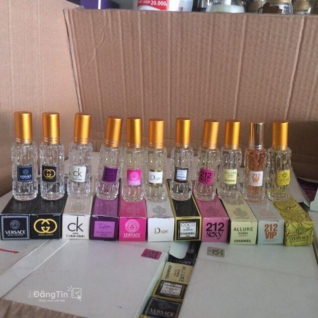 Combo 5 Chai Nước Hoa Mini Chiết Pháp 4D 20ml Nhiều Mùi