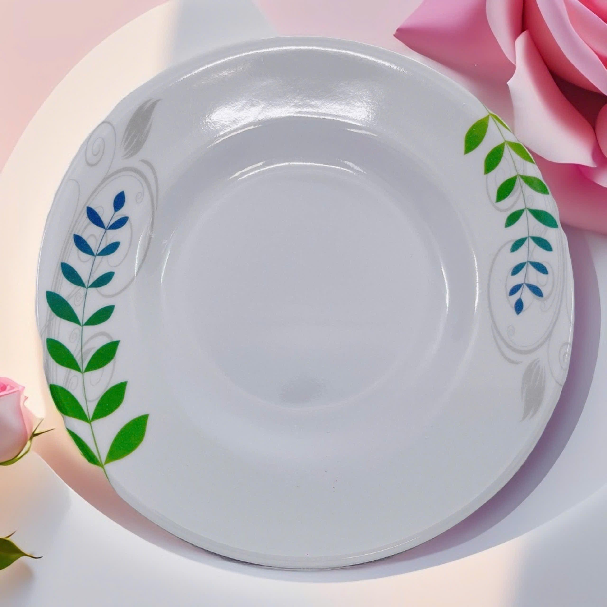Dĩa 7 Cạn Trơn Melamine 2207 ( 18cm x 18cm )