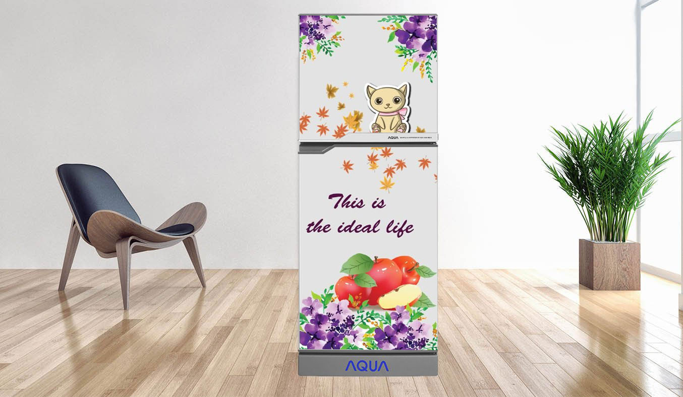 [HCM]Decal dán trang trí tủ lạnh - Ideal - Chất liệu cao cấp
