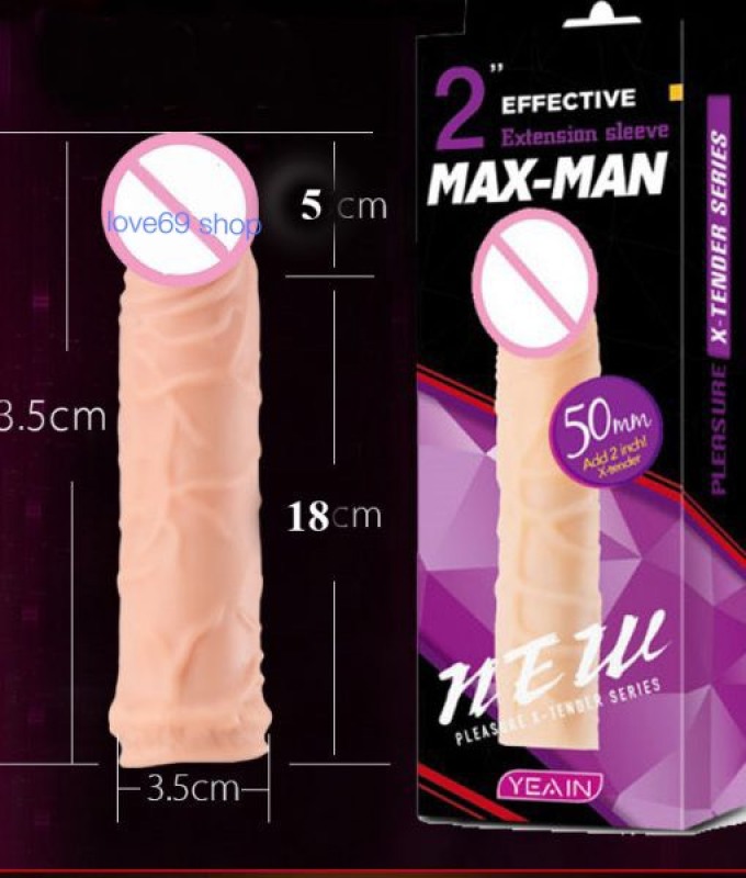 Bao Cao Su Đôn Dên Maxman size Lớn Tím