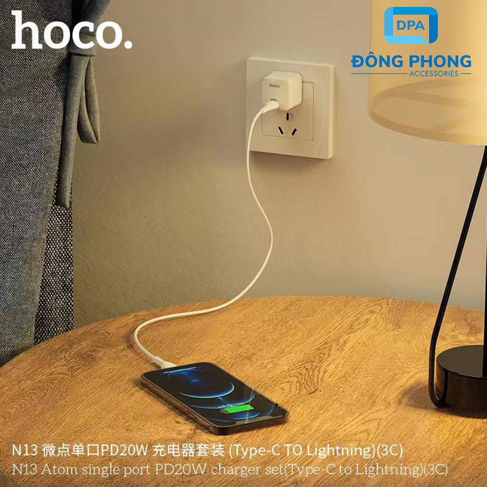 Củ Sạc Nhanh Hoco N13 PD 20W Chính Hãng