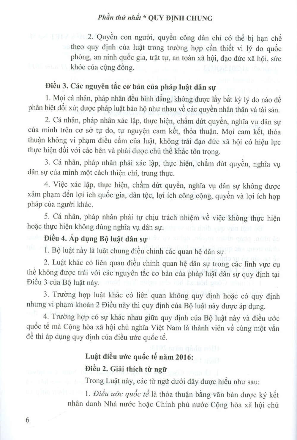 Chỉ Dẫn Tra Cứu, Áp Dụng Bộ Luật Dân Sự Năm 2015