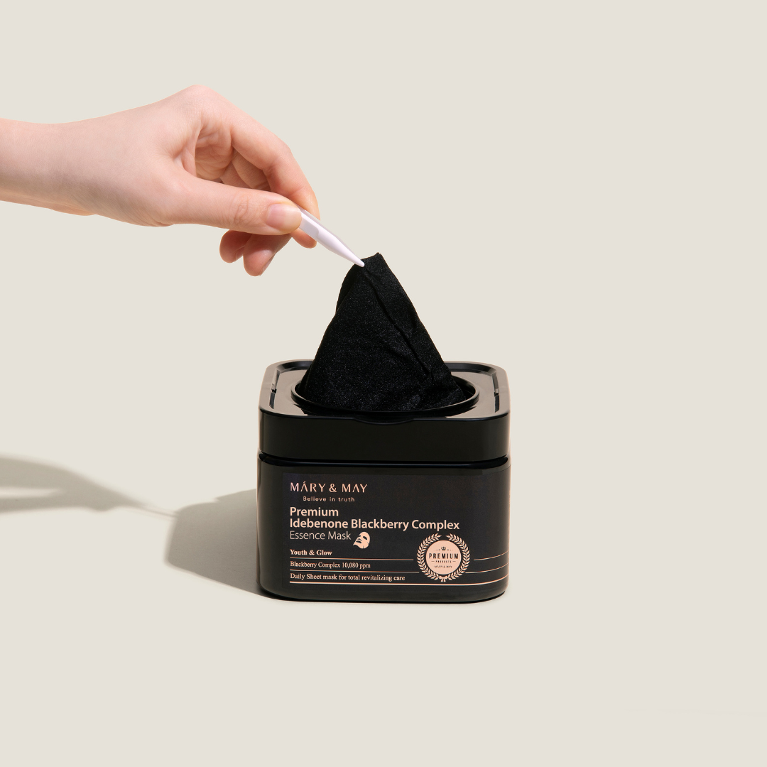 Mặt nạ dưỡng chất cao cấp Premium Idebenone Blackberry Complex Essence Mask (20 miếng)