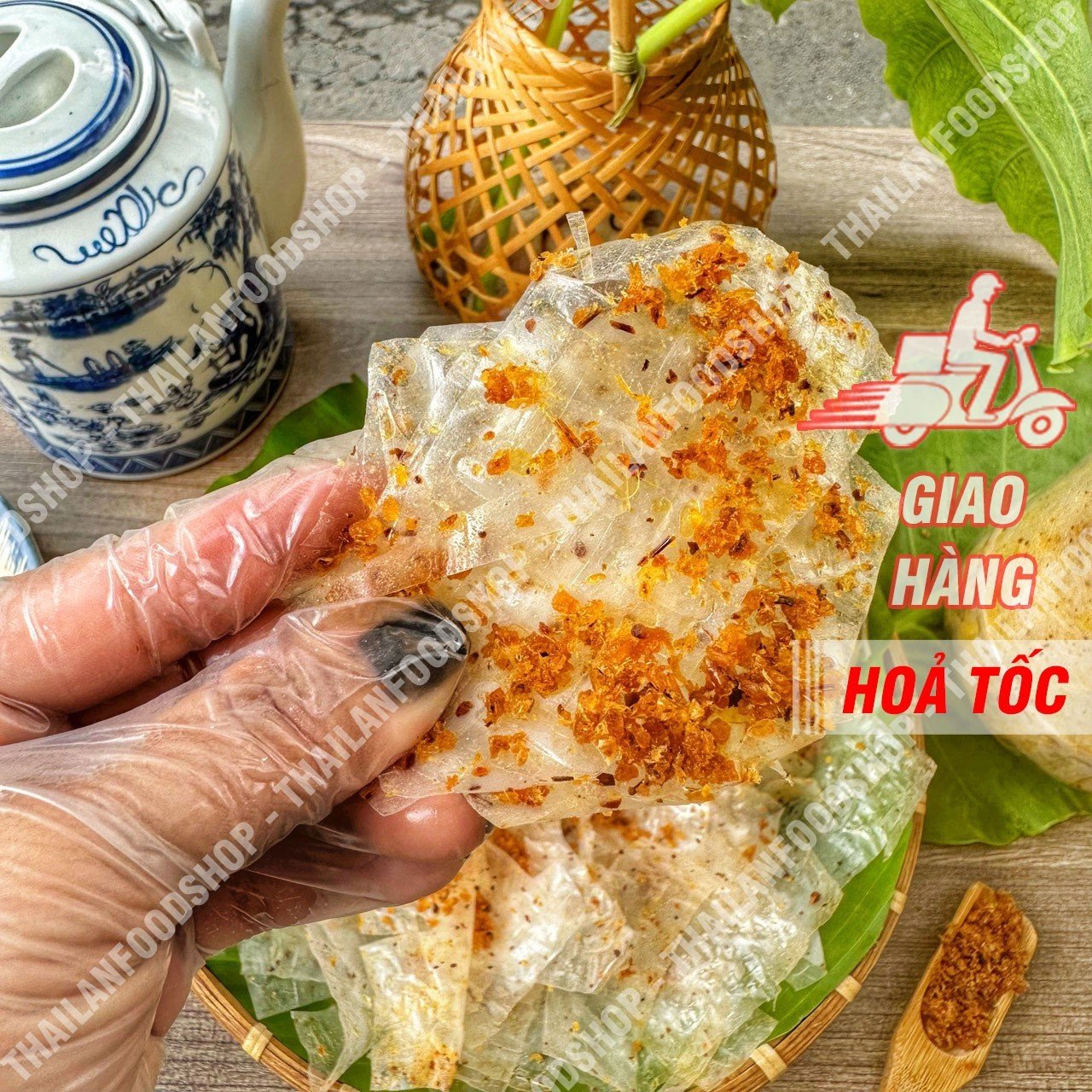 Bánh Tráng Tôm Cháy (100% tôm) Hộp 340gr - 360gr