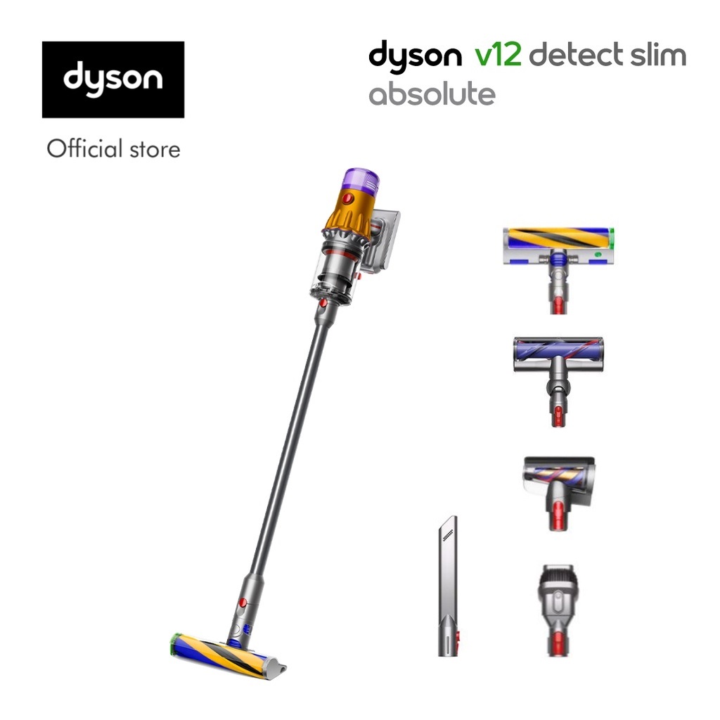 [CHỈ CÒN 29.4: VC 400K ở trạm VC] Máy hút bụi không dây Dyson V12  Detect Slim Absolute (Phiên bản mới)