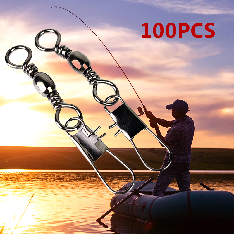 Mani khóa Interlock Snap thường câu cá (100c/bịch)
