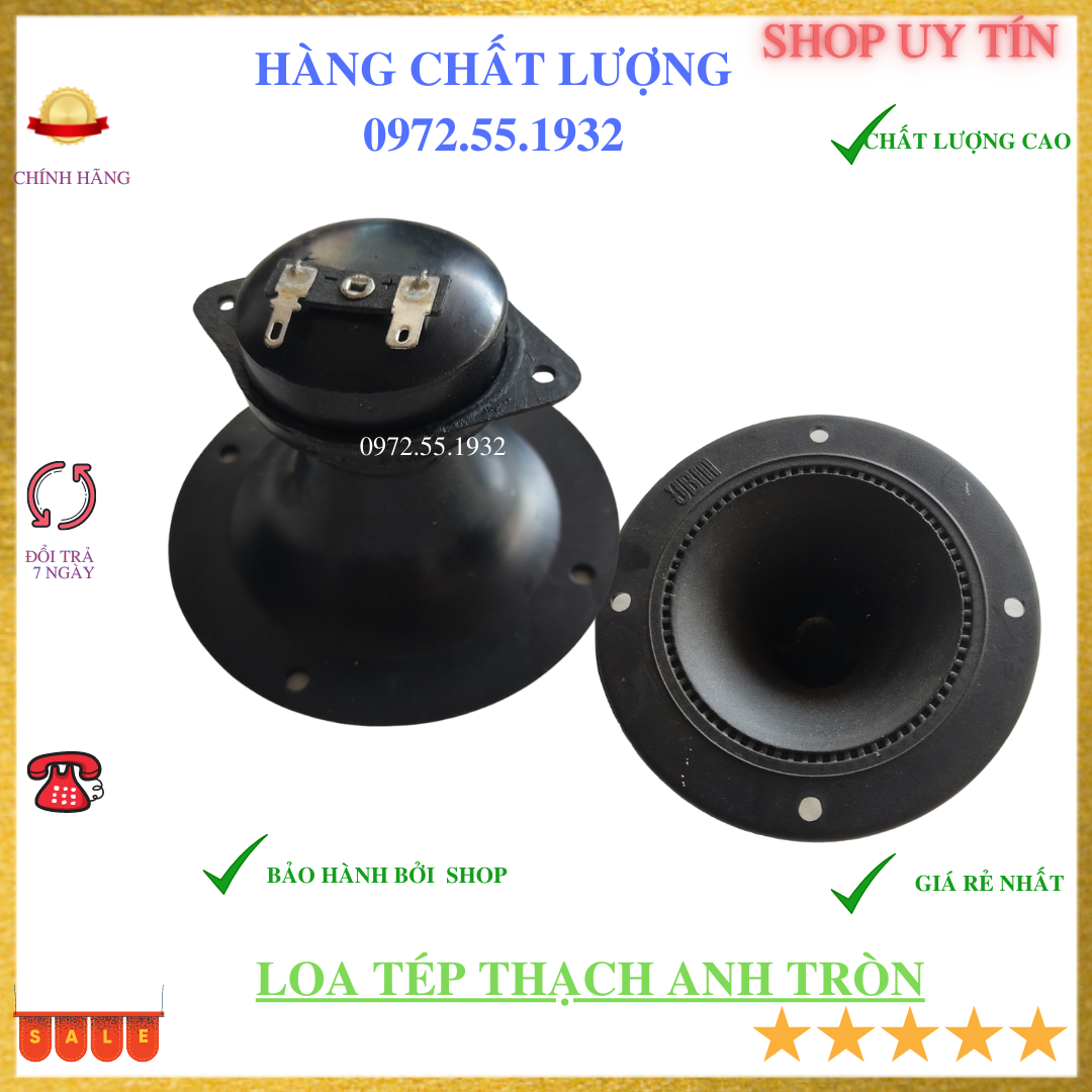 Đôi Loa treble thạch anh tròn tiếng cực hay - giá 2 chiếc