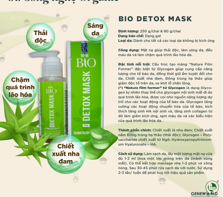 Thải độc Bio Detox mask