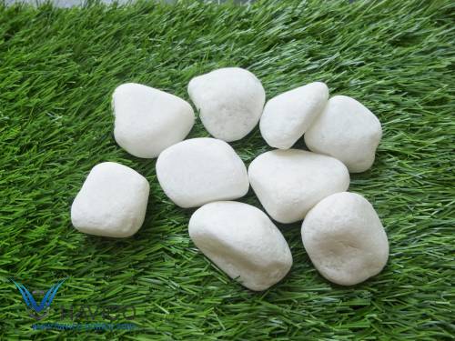 Sỏi viên trắng 500g trang trí hồ cá thủy sinh