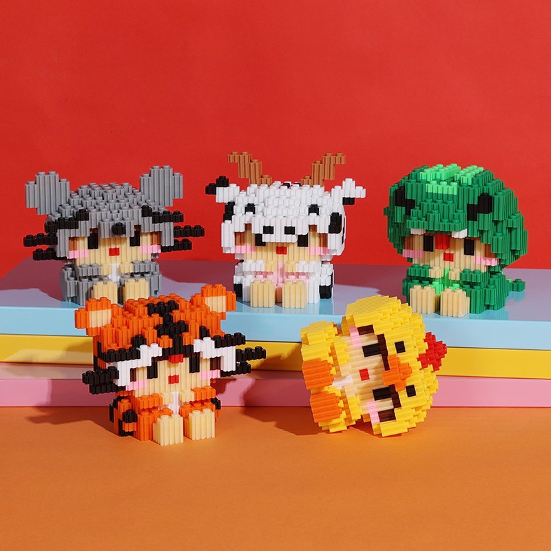 Mô hình lắp ráp 12 con giáp, Mô hình lắp ghép mini 3D