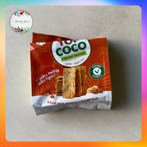 Combo 5 gói bánh dừa nướng - đậu phộng