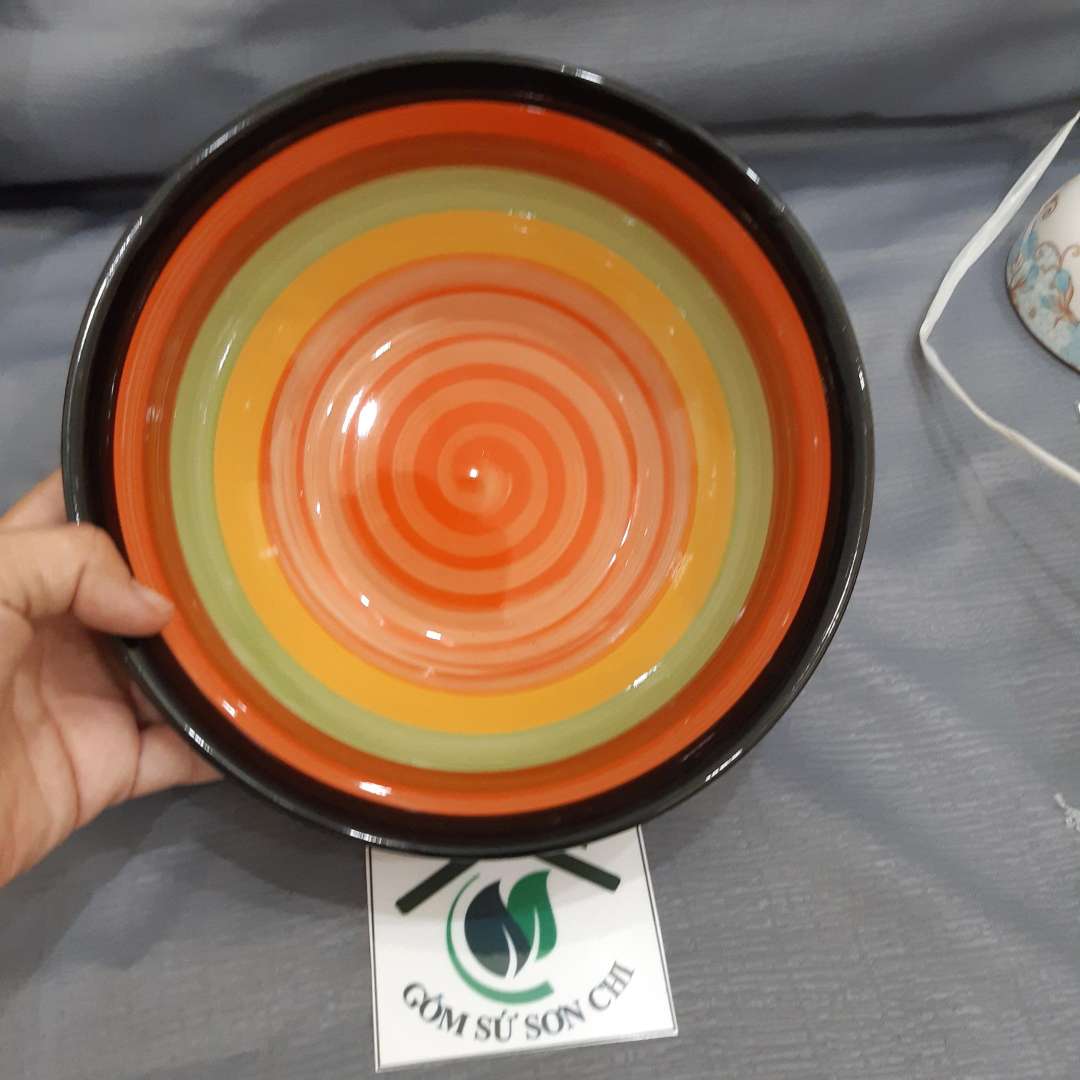 Tô gốm sứ cầu vòng ăn cơm, canh, soup (có 3 size)