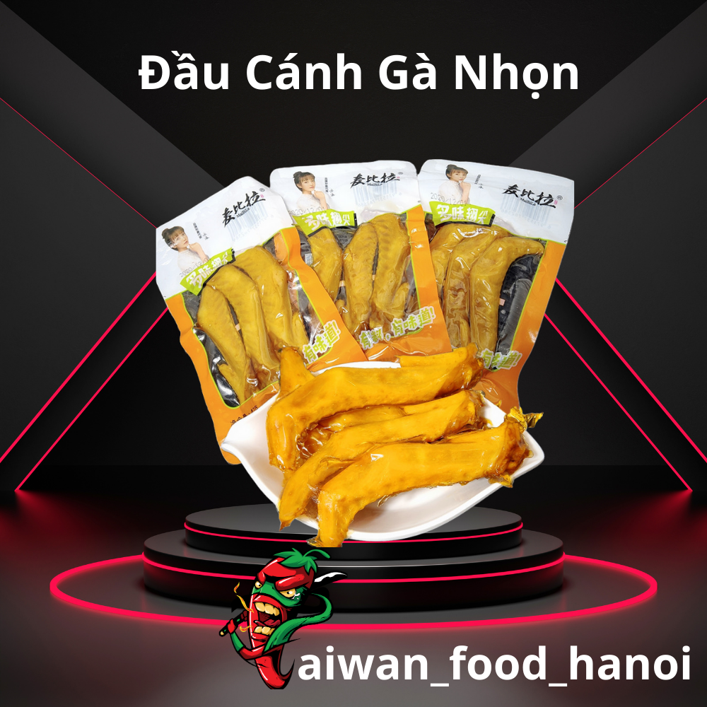 Cánh Gà Nhọn Cay Siêu Ngon - Đầu Cánh Gà Nướng Cay - Bịch 2 Cái - Taiwan Foods