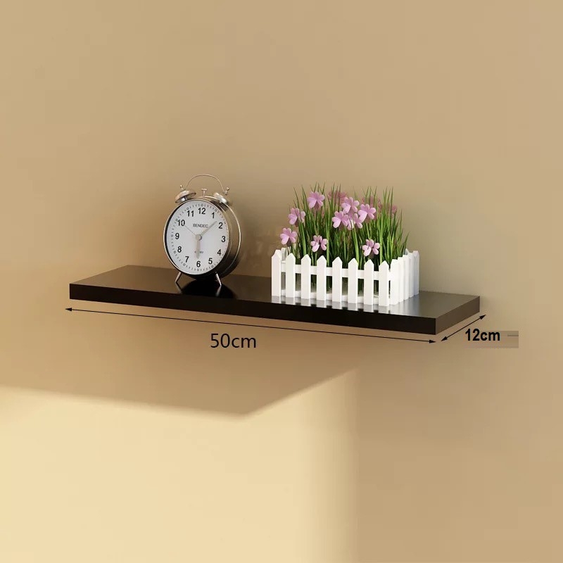 Bộ  kệ  treo tường 1 Thanh Ngang  ( KT 100x15cm) -  Kệ Treo Tường Gỗ Lõi Xanh Chống Ẩm +Tặng phụ kiện lắp đặt