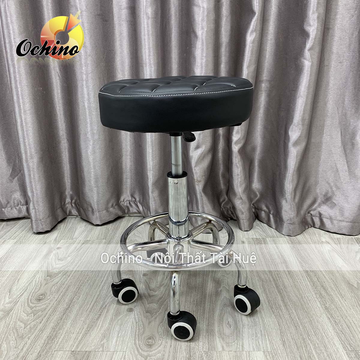 Ghế Xoay Spa Tròn MÚI Dành cho phun săm, nối mi, cắt tốc và gội đầu (Hàng Có Sẵn)