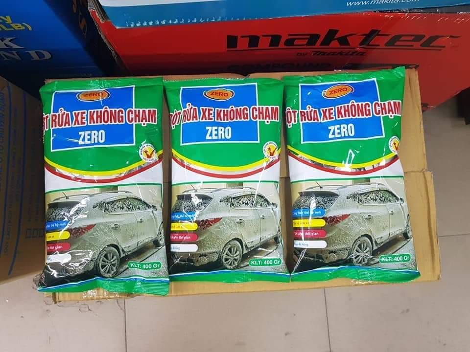 Bột rửa xe không chạm Zero gói 400g