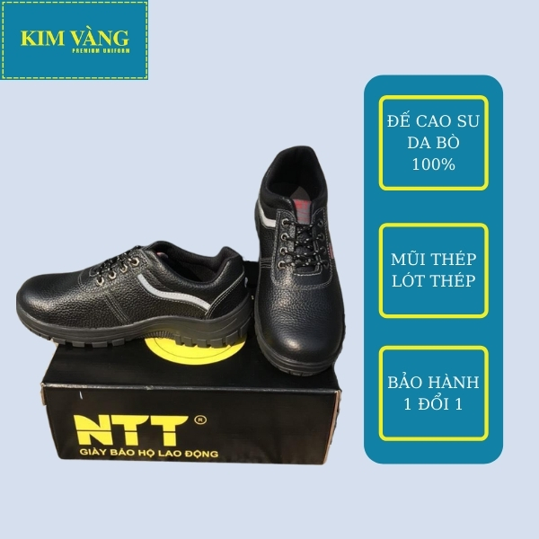 Giày bảo hộ lao động Nam/Nữ mũi thép chất lượng, cao cấp, 1 đổi 1 S09