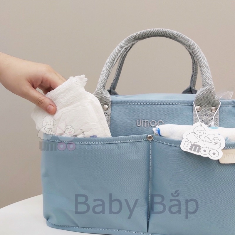 Túi Bỉm Sữa Cao Cấp Umoo Treo Xe Đẩy