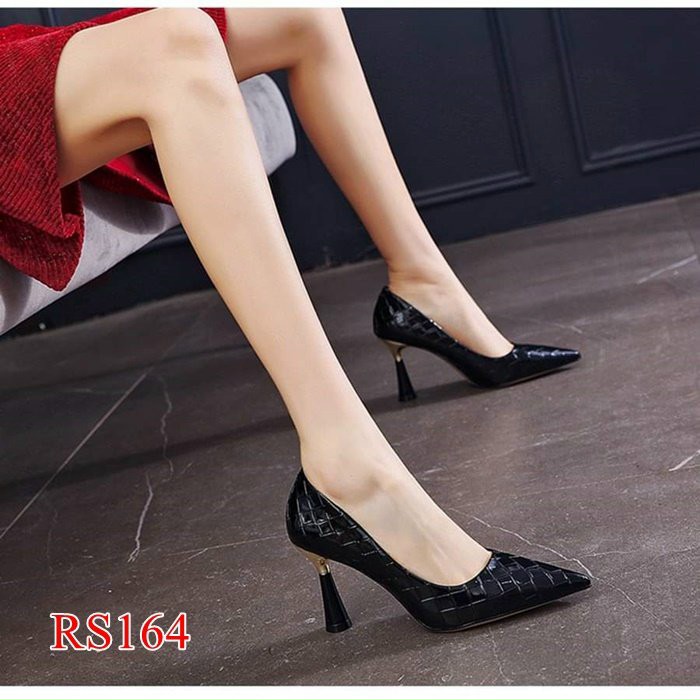 Giày cao gót RS164 màu đen