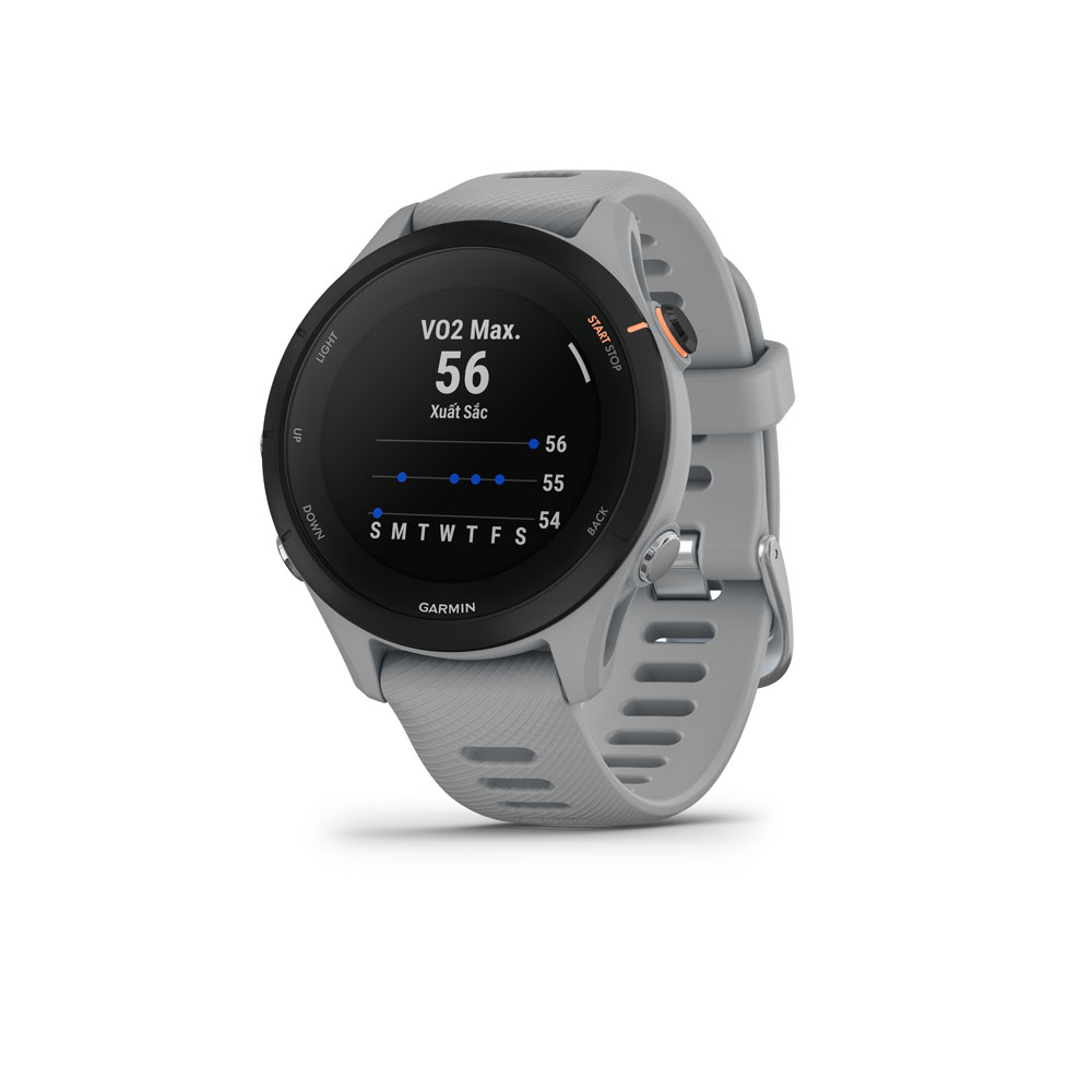 Đồng hồ Thông Minh Garmin Forerunner 255S Basic GPЅ (Light Pink/ Power Grey) - Hàng Chính Hãng