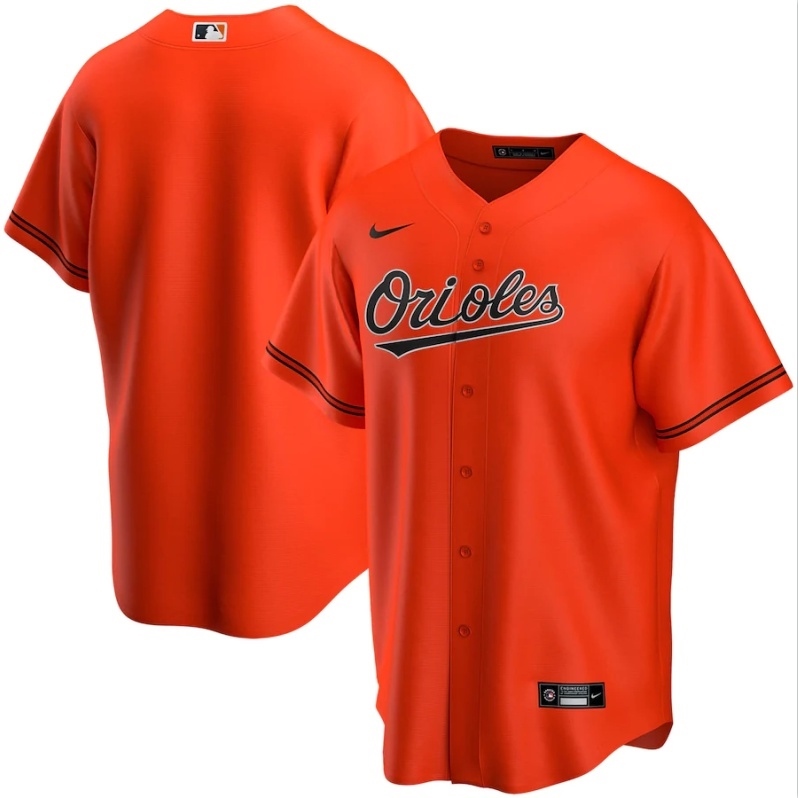 MLB Baltimore Orioles White Black Orange Grey Elite Baseball Jersey