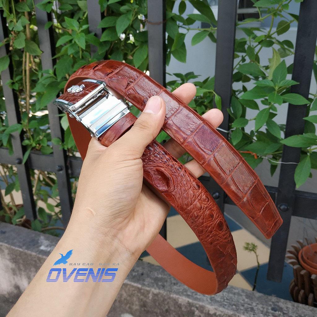 [FREE SHIP] Nịt Nam Da Cá Sấu [DÂY LIỀN CAO CẤP] Da Cá Sấu Thật Rất Sang Trọng