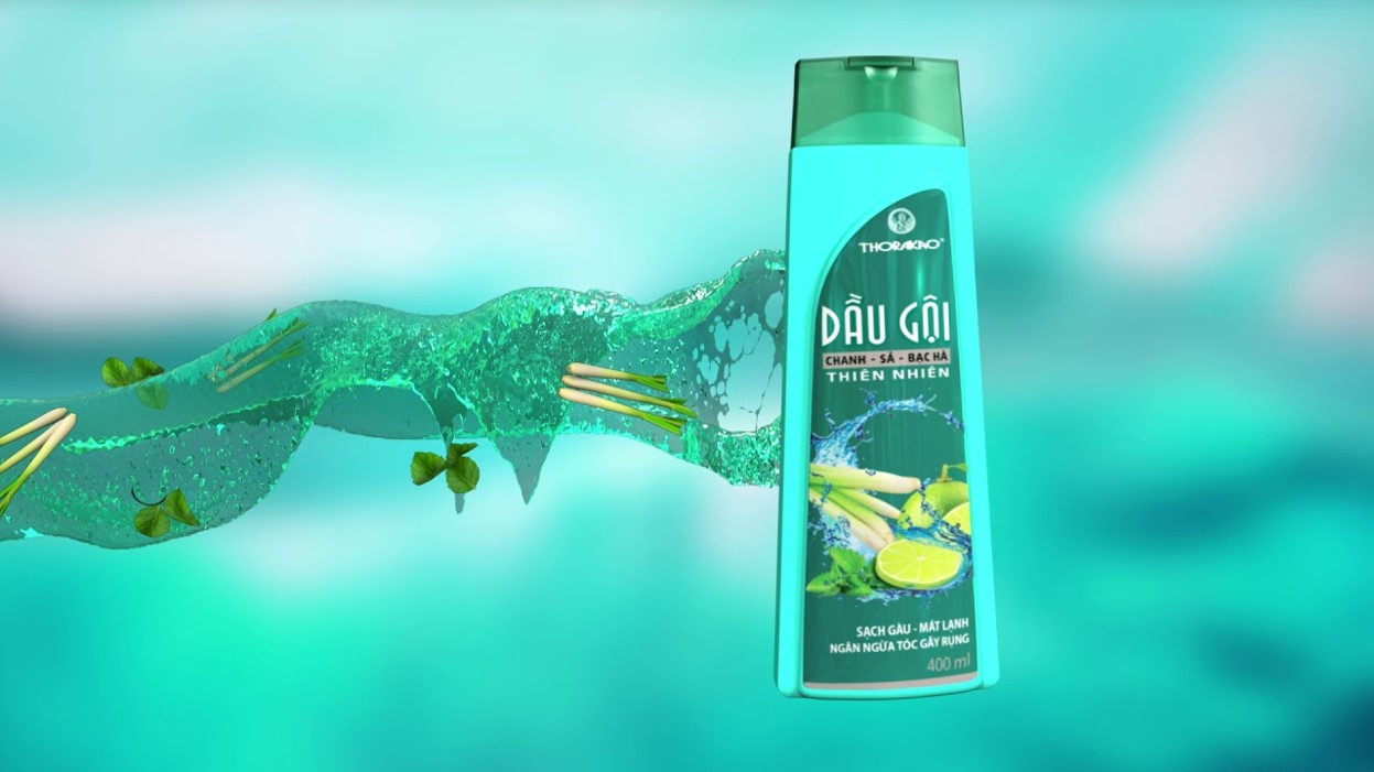 Dầu Gội Chanh Sả Bạc Hà Thorakao 400ml