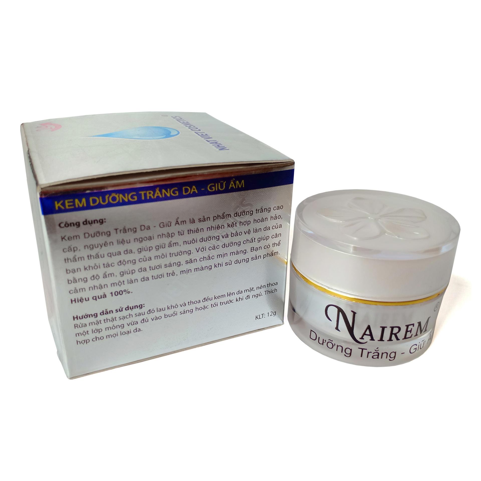 [HCM]Kem dưỡng trắng da - Giữ ẩm Nairem 12g (Trắng)
