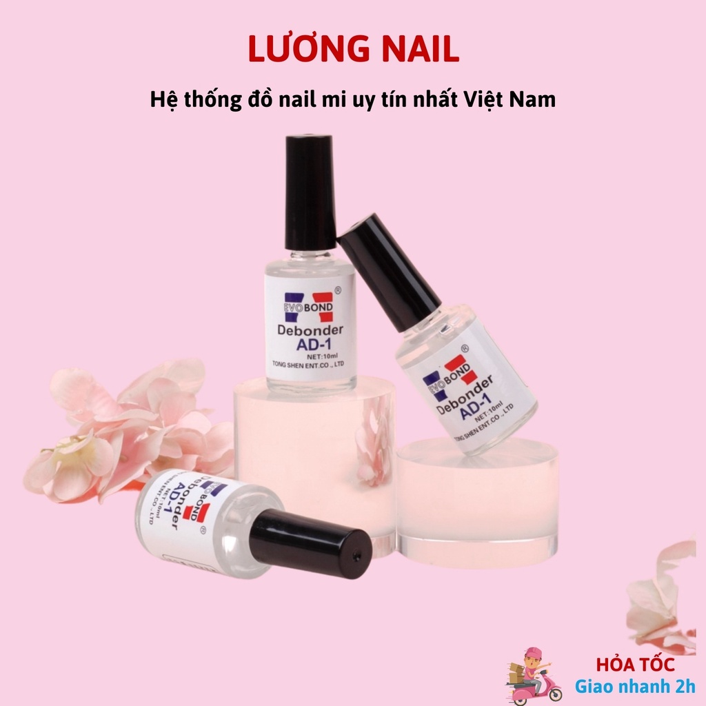 Nước tháo móng gỡ móng giả - nước Ad - sáng đá - nước tẩy keo 10ml