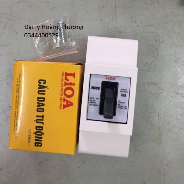 Át Khối 15A 20A  30A Cầu Dao Tự Động Lioa