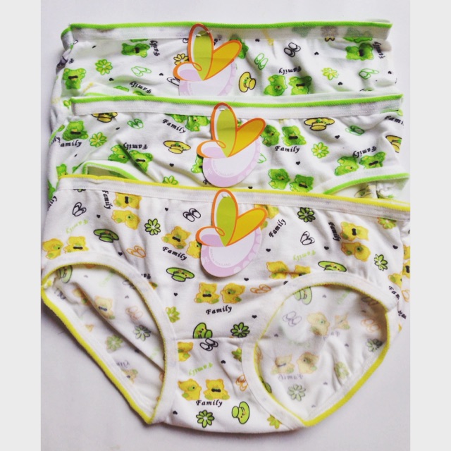 Sét 5 quần chip  cho bé gái