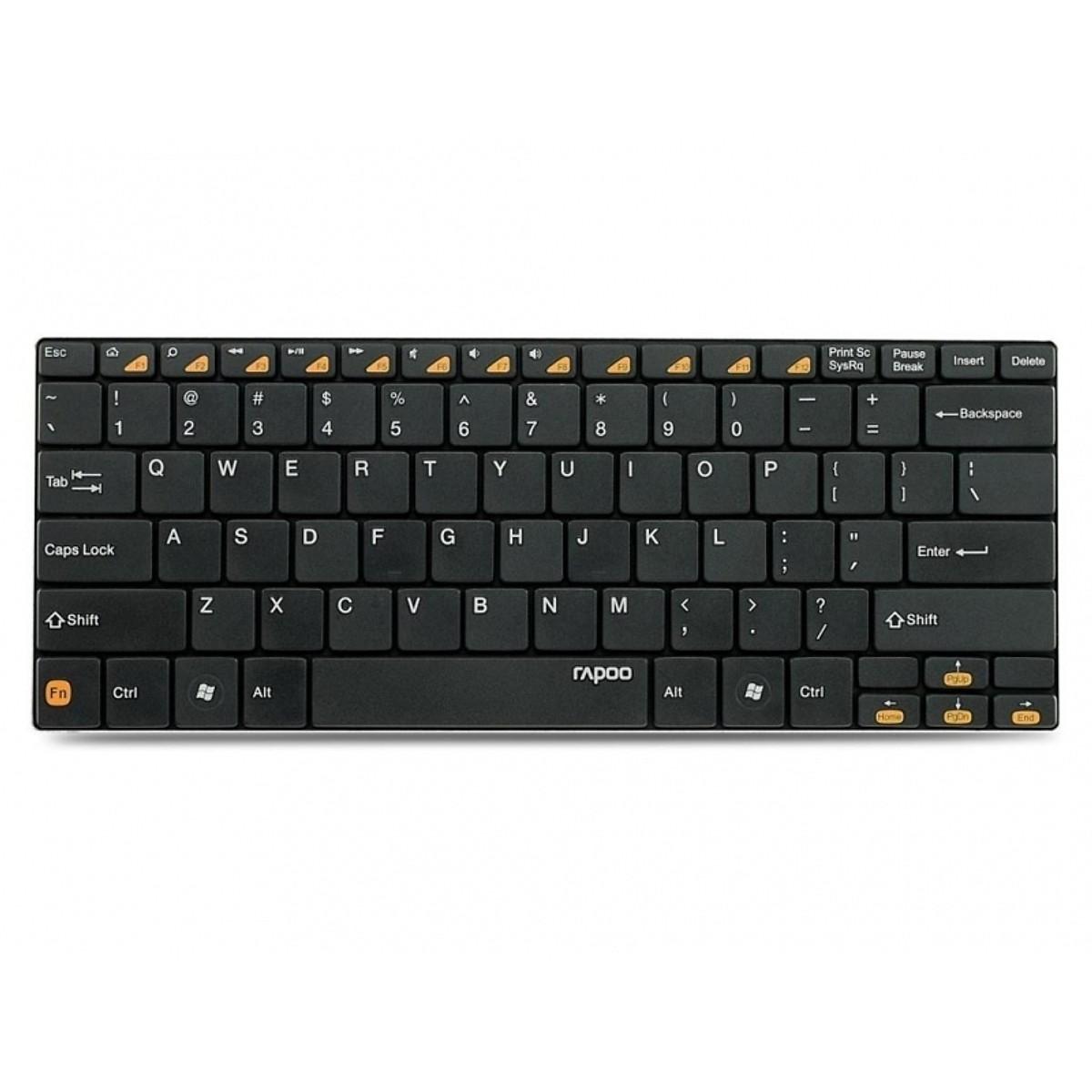 Bàn Phím Không Dây Rapoo E6100 kết nối Bluetoott