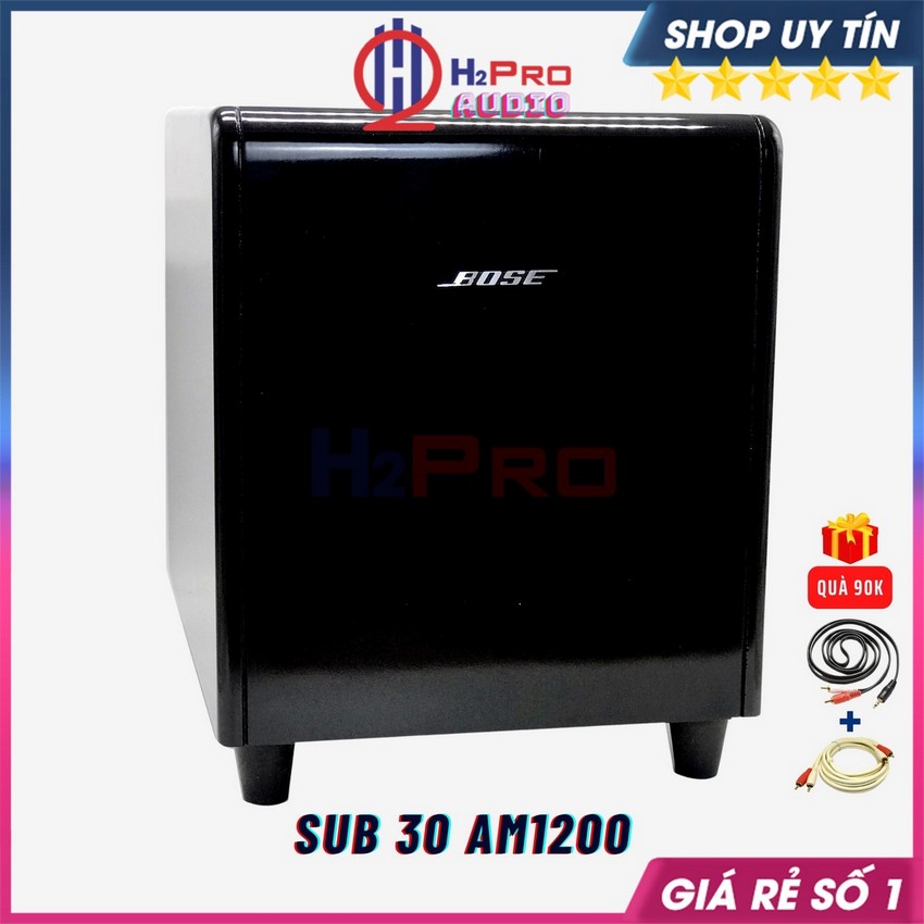 Loa Sub Điện Bass 30 AM1200 350W Cao Cấp - Tặng Dây AV, Loa Sub Hầm Siêu Trầm Karaoke - H2Pro Audio