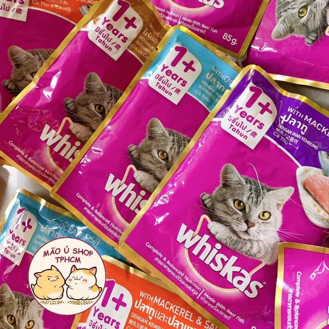 Whiskas pate gói 85g