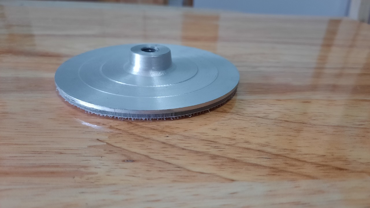 Đế nhôm dán giấy nhám 10cm các loại.